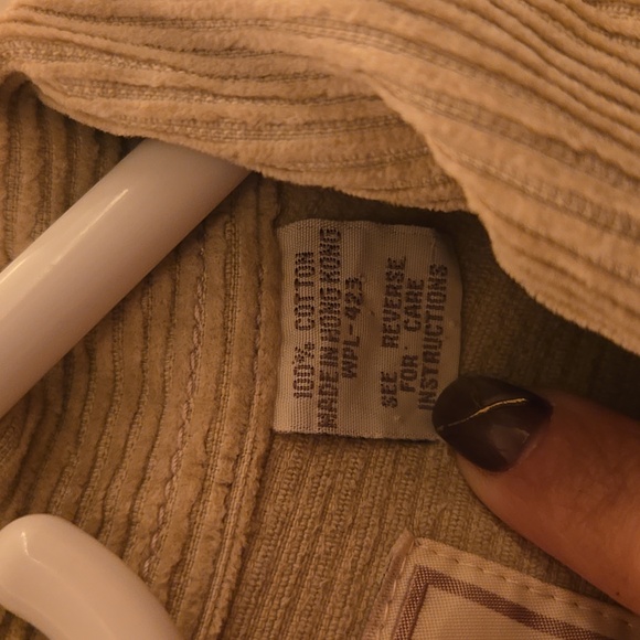 Y2K 90s Mens Levis Zip Up Corduroy Shirt - Picture 3 of 14